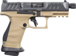 Walther PDP Pro SD Compact 9mm 4.6in Threaded Barrel Flat Dark Earth (Tan) Frame Black Slide