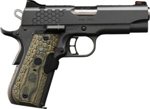 Kimber KHX Pro 9mm 4-inch pistol with fiber optic sights and Hogue G-10 magwell grips