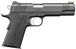 Kimber Custom II GFO 10mm pistol 5-inch barrel matte black green fiber optic front sight