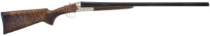 TriStar Bristol Silver SxS 12ga 28in shotgun with nickel engraved receiver and walnut stock
