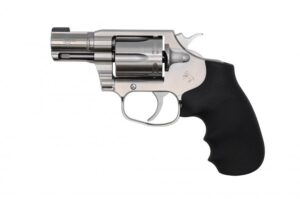 Colt Cobra .38 Special 2-inch stainless 6-shot revolver with black Hogue grip