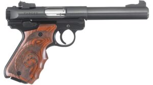 Ruger Mark IV Target .22 LR 5.5 inch bull barrel blued finish with laminate target grips