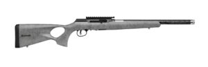 Savage A22 TimberLite Thumbhole rifle .22 LR 18-inch threaded barrel grey stock