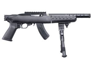 Ruger 22 Charger Lite 10" threaded ported barrel black Picatinny rail 15rd pistol