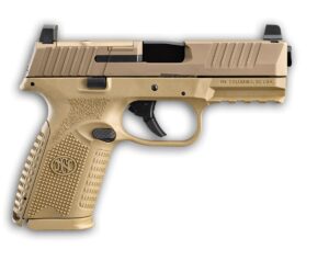 FN 509M Midsize MRD 9mm Flat Dark Earth 4-inch pistol right profile