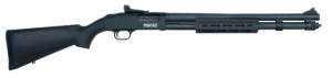 Mossberg 590S 12ga 20in pump shotgun with M-LOK forend and ghost ring sights