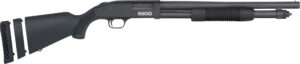 Mossberg 590S 12 Gauge 18.5-inch barrel compact pump shotgun, matte blued finish