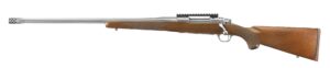 Ruger M77 Hawkeye Hunter 300 Win Mag 24" Satin Stainless with Walnut Stock