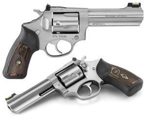 Ruger SP101 .357 Magnum 4.2 inch satin stainless revolver with fiber optic front sight