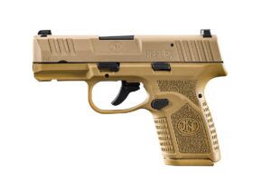FN Reflex 9mm 3.3-inch FDE micro-compact pistol with tritium front sight