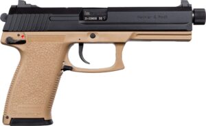 Heckler & Koch Mark 23 .45 ACP 5.87 inch threaded barrel FDE frame black slide