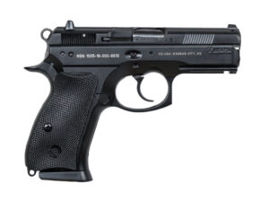 CZ-USA CZ 75 P-01 compact 9mm pistol, black alloy frame, fixed sights, 2x10rd magazines