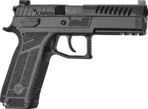 CZ P-09 F Nocturne 9mm pistol, 4.53-inch barrel, 19rd, black polymer frame, optics-ready