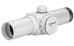 Ultradot 25mm red dot sight in satin silver with 4 MOA dot