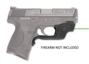 Crimson Trace LG-360G Laserguard green laser sight on trigger guard, black polymer housing