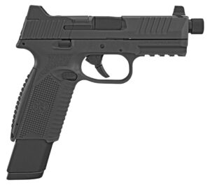 FN 509 Tactical 9mm pistol with 4.5in threaded barrel, matte black finish