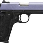 Browning 1911-380 Black Label compact .380 ACP pistol crushed orchid Cerakote