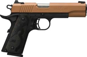 Browning 1911-380 Black Label .380 ACP full-size pistol with copper slide and black frame