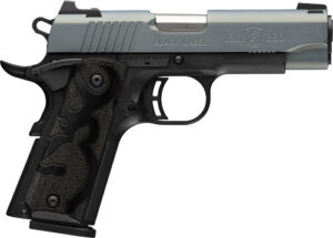 Browning 1911-380 Black Label .380 ACP pistol with Northern Lights green Cerakote slide
