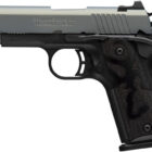 Browning 1911-380 Black Label .380 ACP pistol with Northern Lights green Cerakote slide
