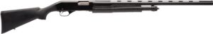 Stevens 320 Field Grade 12 gauge pump shotgun with 28-inch vent-rib barrel and black synthetic stock