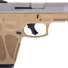 Taurus G3 9mm tan polymer frame stainless slide 4.0 inch barrel