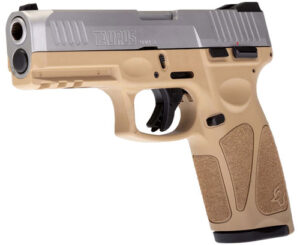 Taurus G3 9mm tan polymer frame stainless slide 4.0 inch barrel