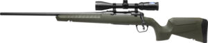 Savage AXIS 2 XP Compact .223 Rem 20in left-hand rifle with green synthetic stock and mounted 3-9x40 scope