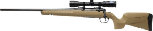 Savage Axis 2 XP Compact left-hand 6.5 Creedmoor 20 inch FDE synthetic stock with scope