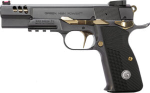 EAA / Girsan MCP35 Negotiator 9mm titanium nitride gold accents left profile
