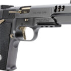 EAA / Girsan MCP35 Negotiator 9mm titanium nitride gold accents left profile