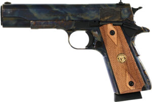 Charles Daly 1911 Field Grade .45 ACP 5 inch case colored finish with diamond checkered walnut grips
