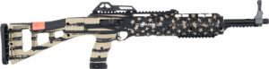 Hi Point 4595TSFLGFDE .45 ACP carbine 17.5 inch barrel FDE Grand Union Flag