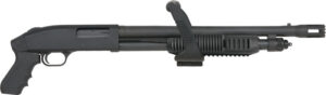 Mossberg 590 Chainsaw 12 gauge 18.5 inch stand-off barrel black synthetic pistol grip tri-rail