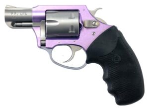 Charter Arms Lavender Lady .22 LR 2-inch revolver lavender frame stainless cylinder