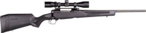 Savage 110 Apex Hunter XP rifle, 350 Legend, 18 in barrel, black synthetic stock with Vortex 3-9x40 scope