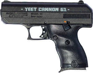 Hi-Point YEET Cannon G1 C9 9mm 3.5 inch black polymer pistol side view