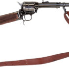 Heritage Rough Rider Rancher .22 LR 16 in engraved walnut stock blued finish