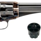 Cimarron 1875 Outlaw revolver .45 LC/.45 ACP 7.5 in blued finish walnut grips