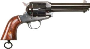 Cimarron 1890 Remington 5.5-inch blued revolver with walnut grips, .357/.38