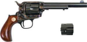 Cimarron Lightning 32-20 5.5-inch blued revolver with walnut birdshead grips