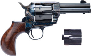 Cimarron Thunderer revolver dual cylinder .45LC/.45ACP 3.5-inch blued with wood grips