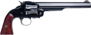 Cimarron Model No.3 Schofield reproduction revolver .45 Long Colt 8-inch blued barrel walnut grips