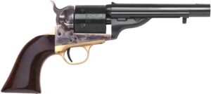 Cimarron 1872 Open Top Navy .45 Long Colt 5.5 in blued revolver with walnut grips
