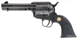 Chiappa SAA 1873 .22 LR 10-shot revolver with 4.75 inch blued barrel and black grips