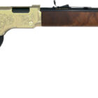 Henry Golden Boy Deluxe Engraved 4th Edition .22 WMR lever-action rifle, blued finish and walnut stock