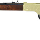 Henry Golden Boy Deluxe Engraved 4th Edition .22 WMR lever-action rifle, blued finish and walnut stock