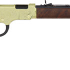 Henry Golden Boy Deluxe 4th Edition engraved lever-action rifle with 20 inch octagon blued barrel and walnut stock