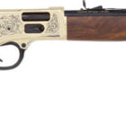 Henry Big Boy Deluxe Engraved .45 Colt 20in Octagon Barrel Polished Brass Receiver Walnut Stock