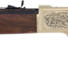 Henry Big Boy Deluxe Engraved .45 Colt 20in Octagon Barrel Polished Brass Receiver Walnut Stock